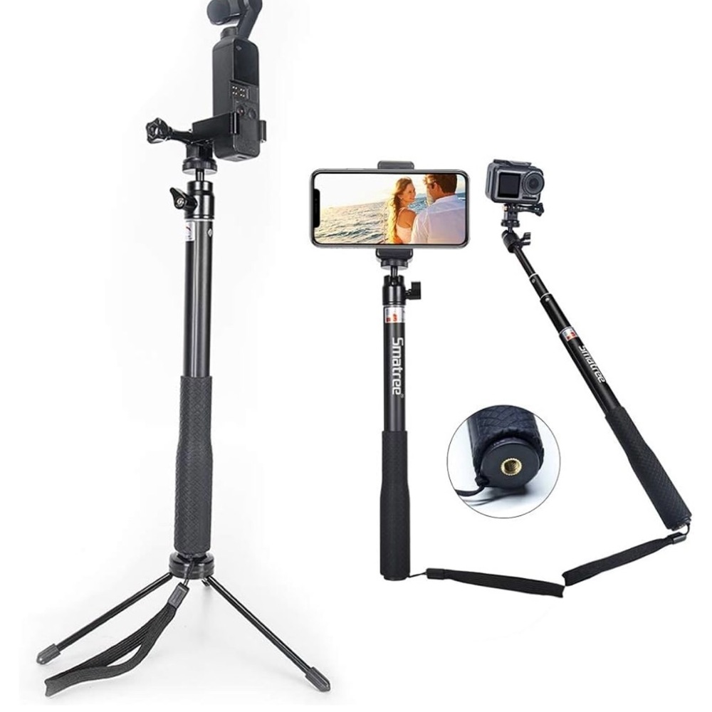 Smotree Black Selfie Stick Tripod